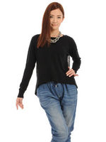 【アウトレット特別価格】バックボーダー切替TOP/WHITE