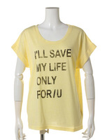 かすれロゴBIG　T／S/YEL