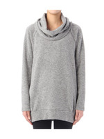 オフタートルリングニットチュニック/チャコールグレー(014)