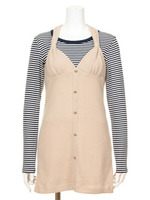 カットセットワンピース/BEG