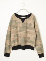 カモフラスウェットTOPS/グレー
