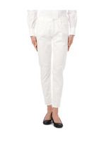 カラーサテンストレッチパンツ/ライトグレー(011)