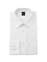 カルゼドレスシャツ/ホワイト(001)