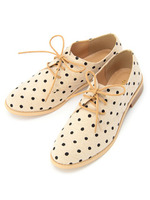 キャンバスレースアップシューズ/ホワイト(104)