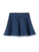 キリッパナシデニムスカート/ブルー