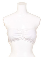 ギャザーブラTOP/ブラック