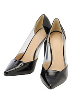 クリアポインテッドトゥパンプス/MIX