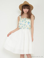 コットンミディスカート/マルチ