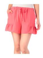 サイドフレアショートパンツ/ピンク系(066)