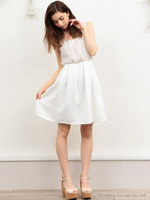 シークレットレースワンピース/ホワイト