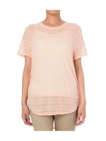 シースルーボーダープルオーバー/ブルー系(092)