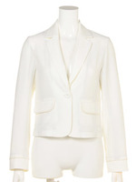 シングルテーラードJK/アイスブルー