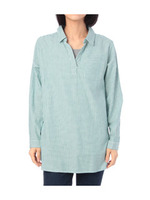 ストライプシャツ＆タンク　SET/ブルー(392)