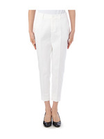 センタープレスストレッチパンツ/ホワイト(001)