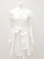 タフタリボンワンピース/WH