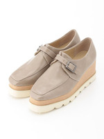 タンクウェッジシューズ/BK