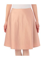 ダッチサテンフレアースカート/オレンジ系(065)