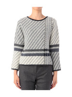 ダブルショートニット/ホワイト(502)