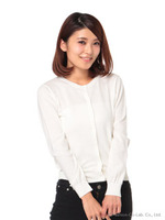 ニットカーデ/ライトグレー