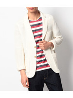 ニットソーテーラードジャケット/オフホワイト(003)