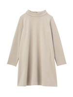 ハイネックAラインチュニック/ライトグレー(911)