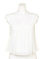 バストリボンショートTOP/WHT