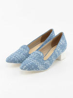 ヒールアップメッシュオペラシューズ/WHITE