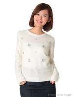 ビジューニットプルオーバー/オフ