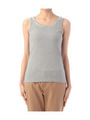 ビジューネックストレッチタンクトップ/グレー(012)