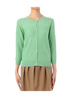 ビジューボタンニットカーディガン/ベージュ系(051)