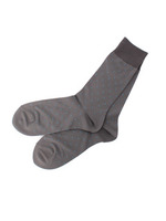 ピンドットハイソックス/ベージュ系(150)