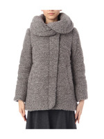 ブークレ中綿ショートコート/ネイビー(493)