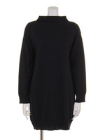 ボトルネックニットOP/NVY