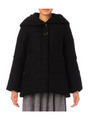 ミックスループダウンコート/ブラック(019)