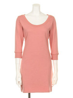 ミニ裏毛OP/ネイビー