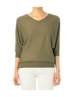 ミリオンアイスドルマンニットプルオーバー/カーキ系(027)