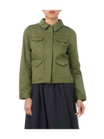 ミリタリーテイストジャケット/カーキ(027)