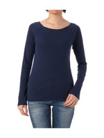 ラグランスリーブプルオーバー/ネイビー系(094)