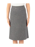 ラメツイードハイウエストスカート/ブラック(019)