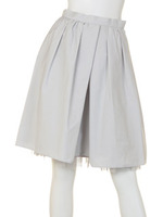 リバーシブルチュールスカート/ライトグレー