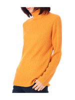 リブタートルニット/イエロー(032)