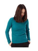 リブタートルプルオーバニット/グリーン(022)