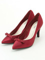 リボンパンプス/RED