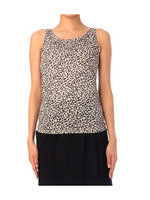 レオパード柄タンクトップ/ブラウン系(119)