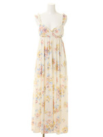 ローズカップインマキシドレス/PNK