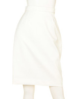 後ろ編み上げタイトスカート/ホワイト