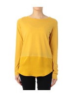 素材切り替えプルオーバー/イエロー系(032)