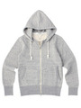 吊り裏毛ジップパーカ/グレー(012)