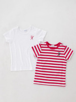 半袖ガールズTシャツ2枚セット/ライトグリーン