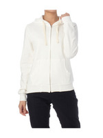 裏毛ジップパーカ/ホワイト(001)